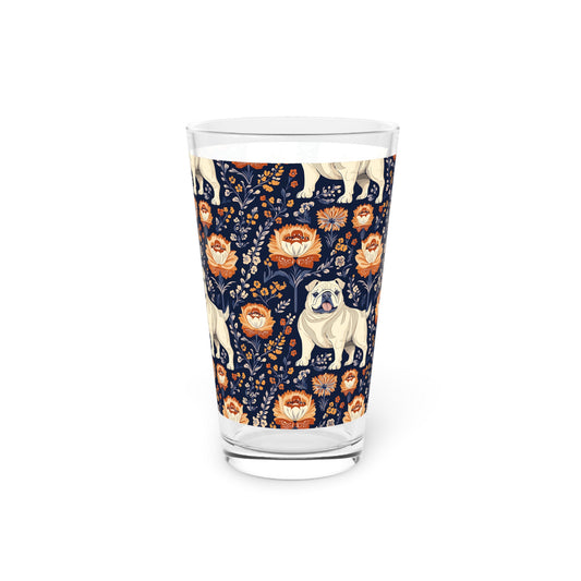 Bulldog Blossom Bonanza Pint Glass