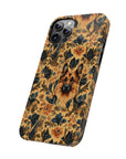 Autumnal German Shepherd Glamour Slim Phone Cases