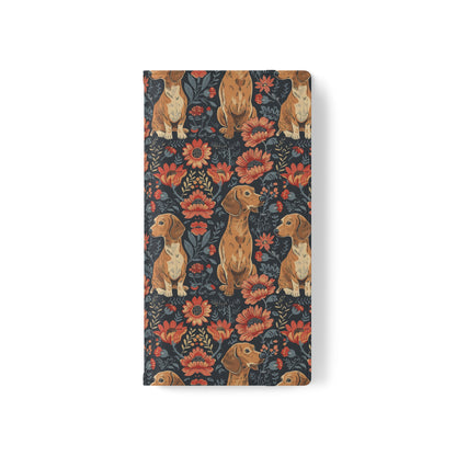 Floral Pawsome Dachsund Delight Flip Cases