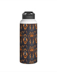 Modern Rottweiler Royalty Stainless Steel Water Bottle