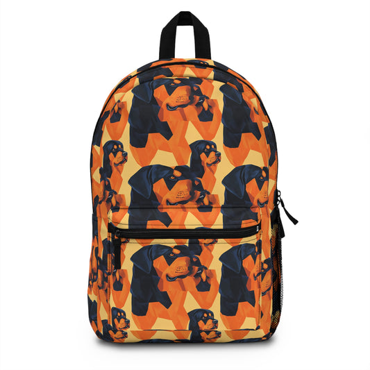 Rottweiler Chic Pawsitivity Backpack