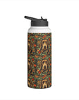 Labrador Lush Pooch Tapestry Stainless Steel Water Bottle