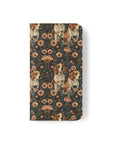 Beagle Blossom Bonanza Flip Cases