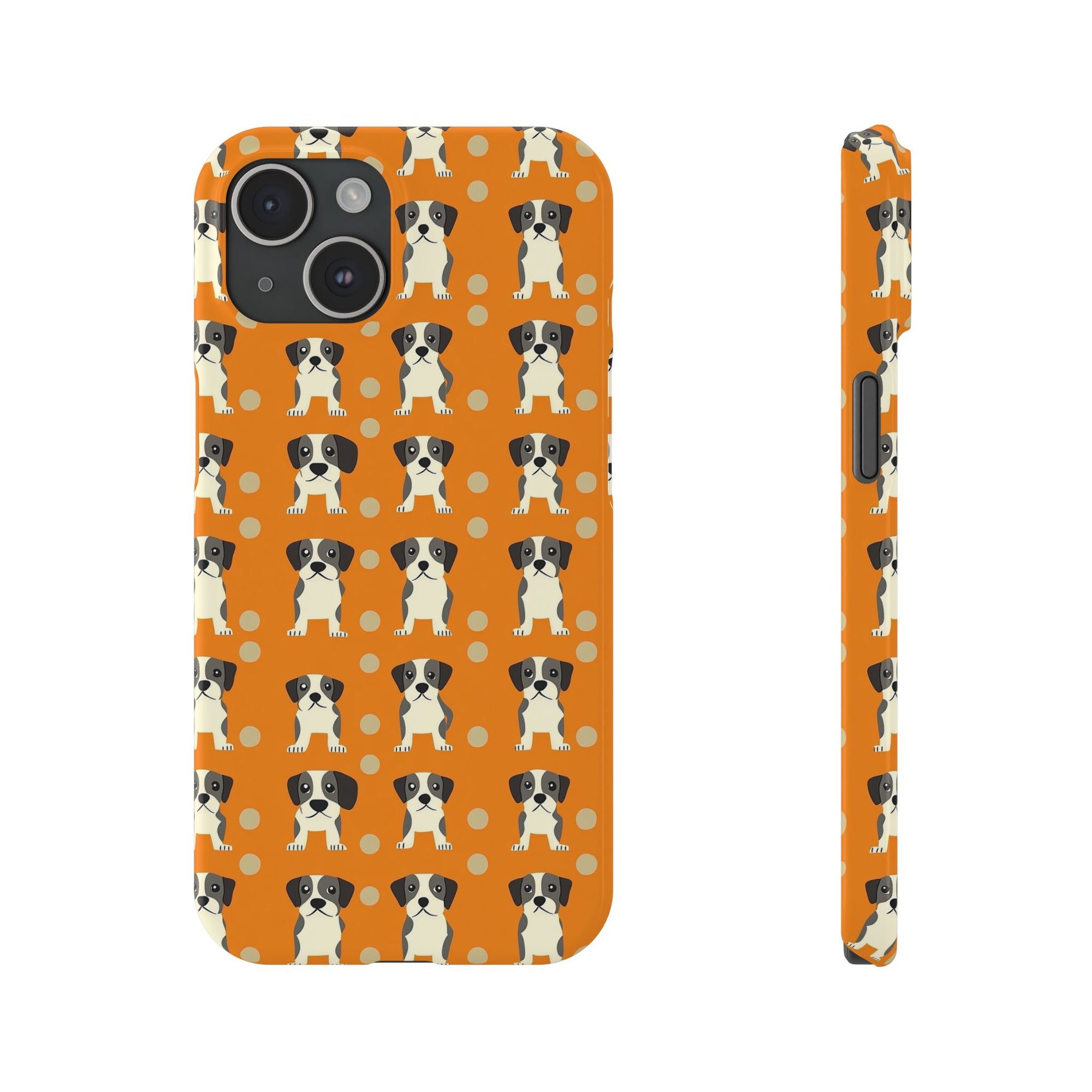 Boxer Blissful Chic Canine Slim Phone Cases