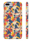 Bloom Pup Frenchietastic Splatter Slim Phone Cases