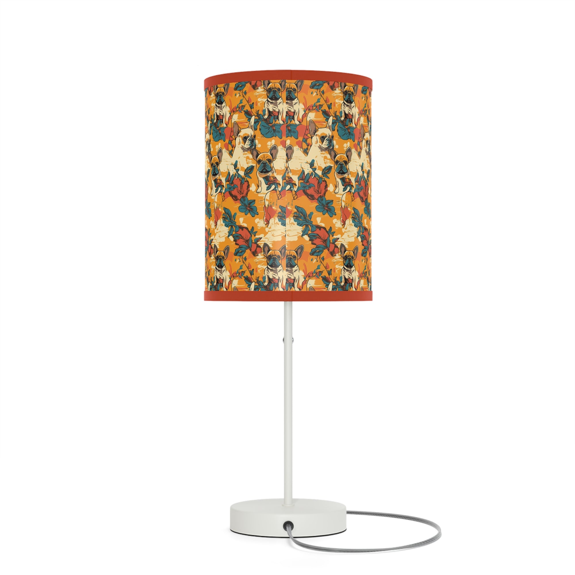 Frenchie Glow-Up Galore Lamp on a Stand