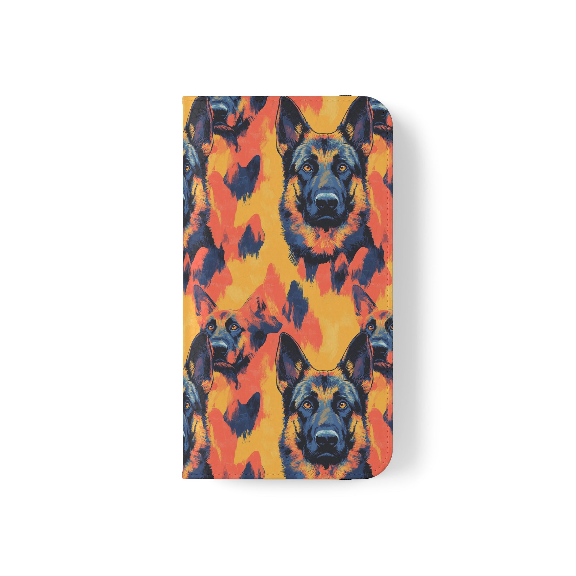 Impressionistic German Shepherds Flip Cases