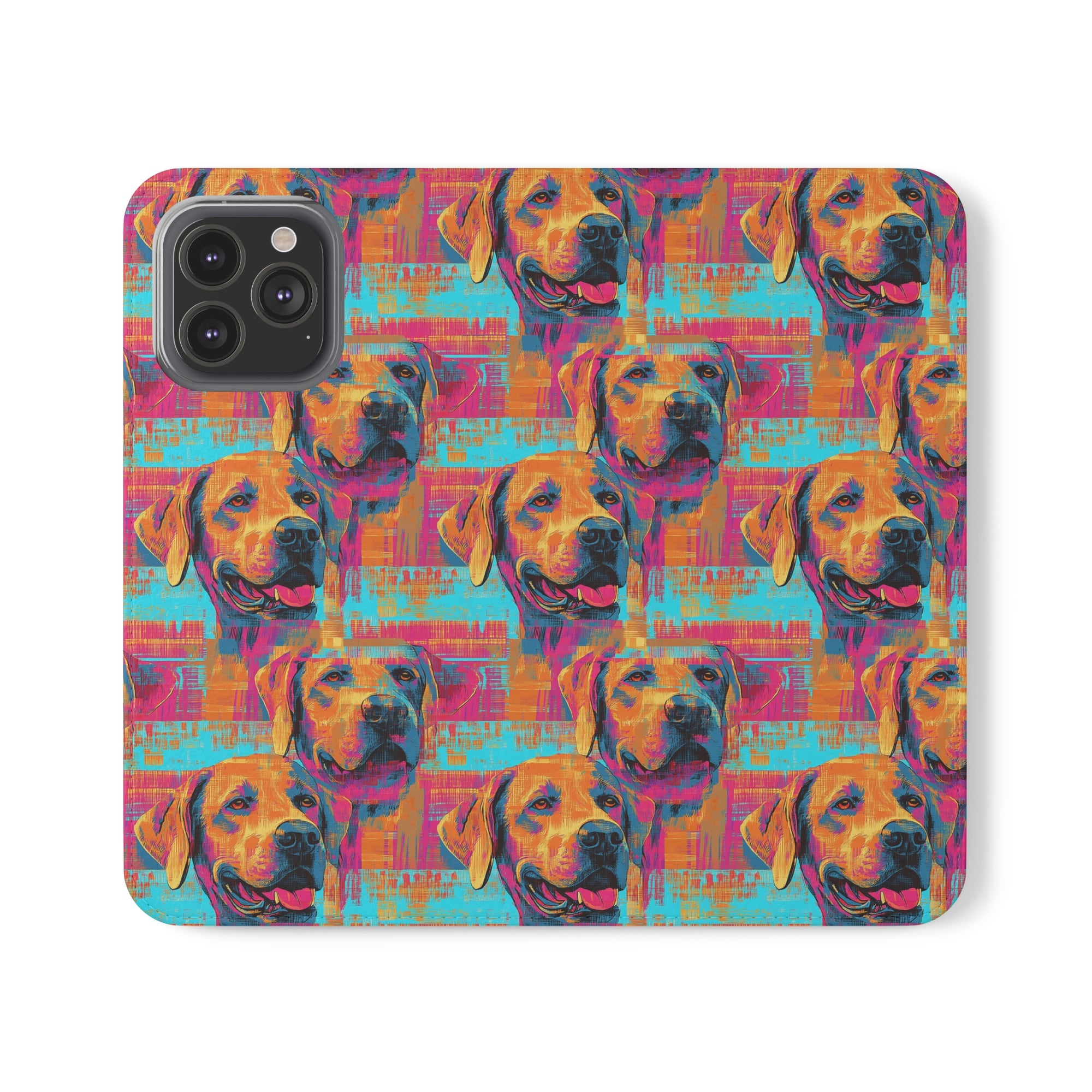 Rustic Charm Labrador Chic Flip Cases