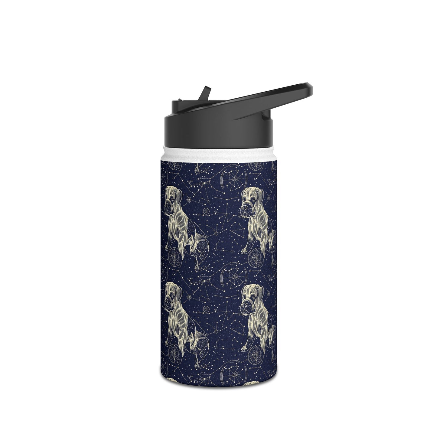 Celestial Boxer Bliss Stainless Steel Water Bottle