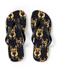 Majestic Hound Couture: German Shepherd LuxeBlend Flip Flops