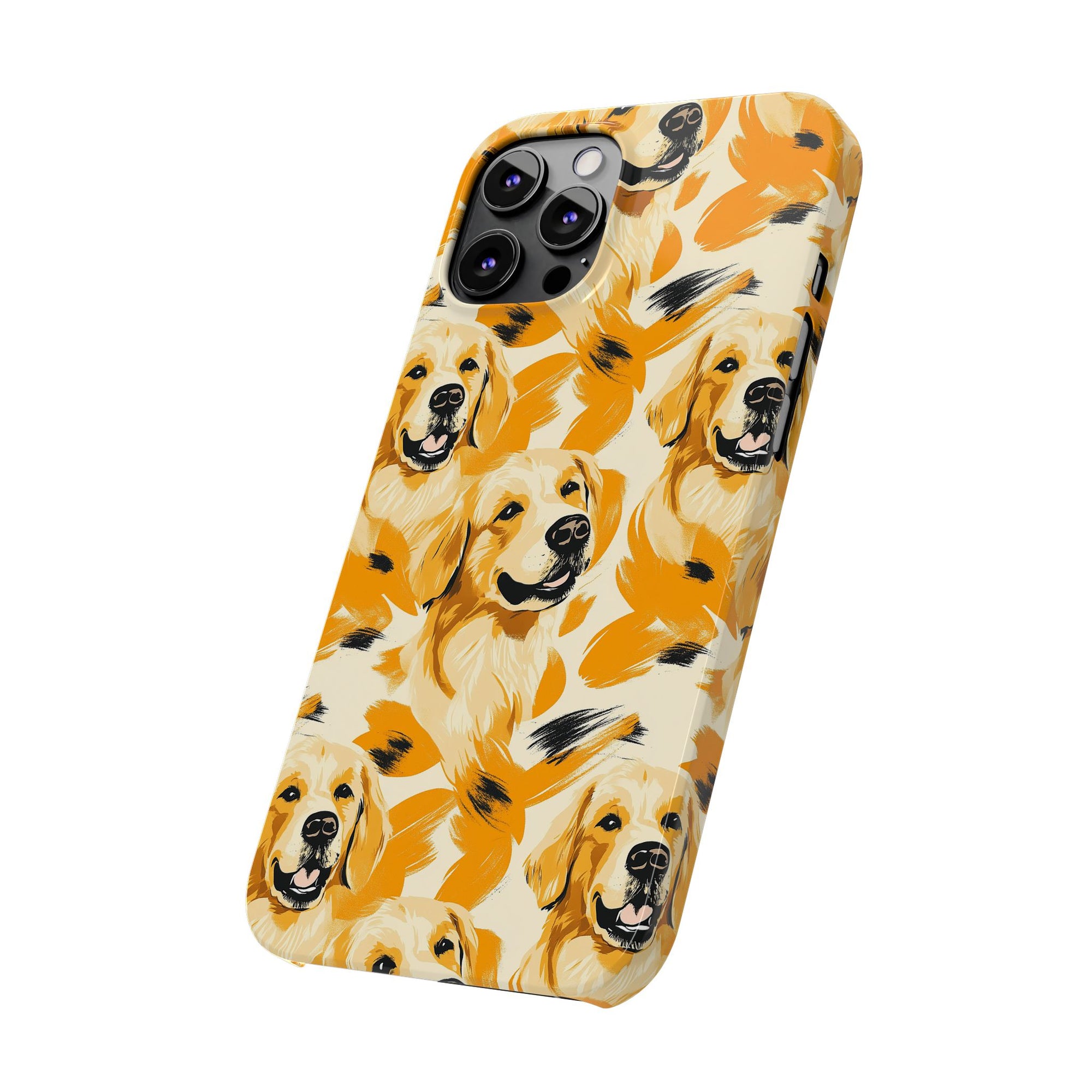 Golden Glitz &#39;n Glamour Woofwear Slim Phone Cases