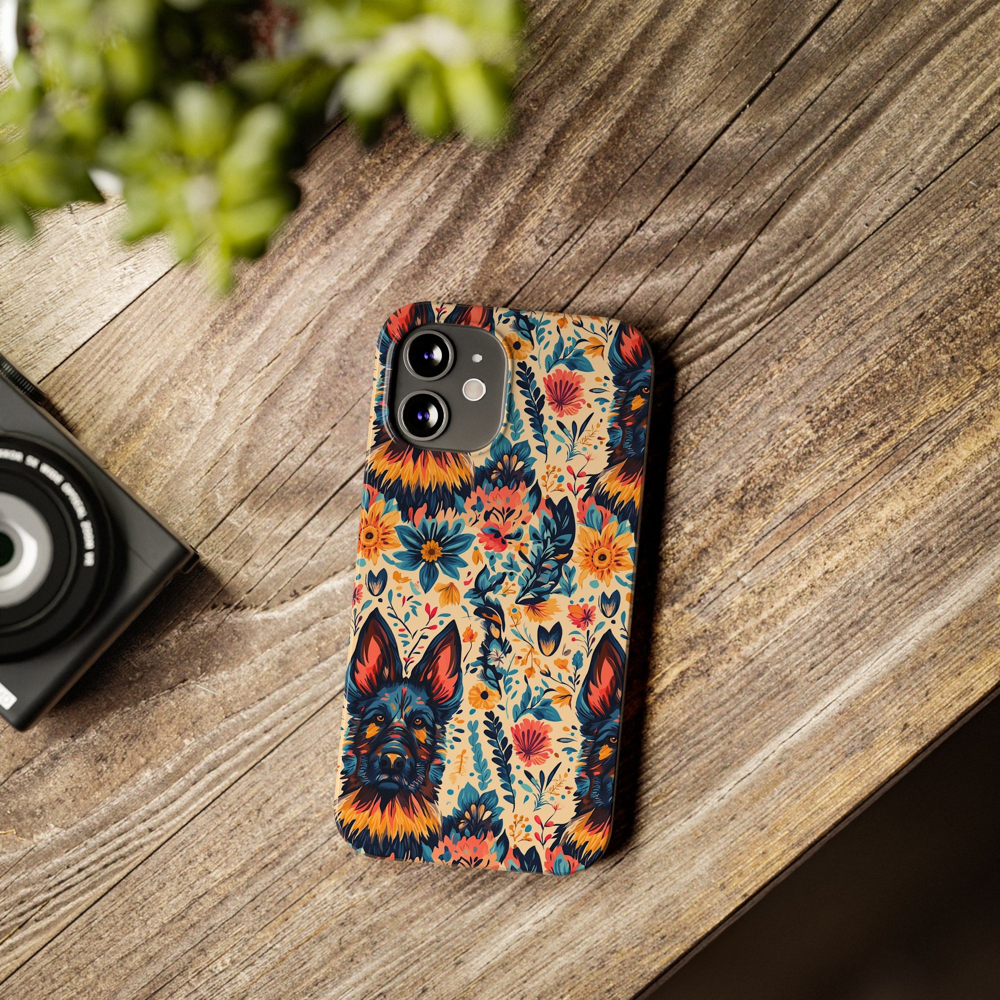 Bloomhound Shepherd Sentinel Slim Phone Cases