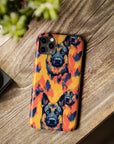 Impressionistic German Shepherds Slim Phone Cases