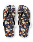 Bulldog Blossom Bonanza Flip Flops