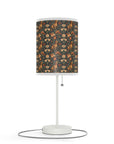 Dazzling Dachsund Blossoms & Foliage Lamp on a Stand