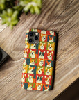 Corgi Chic Popart Pup Slim Phone Cases