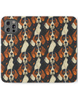 Beagle Glimmer Gaze Glamour Flip Cases