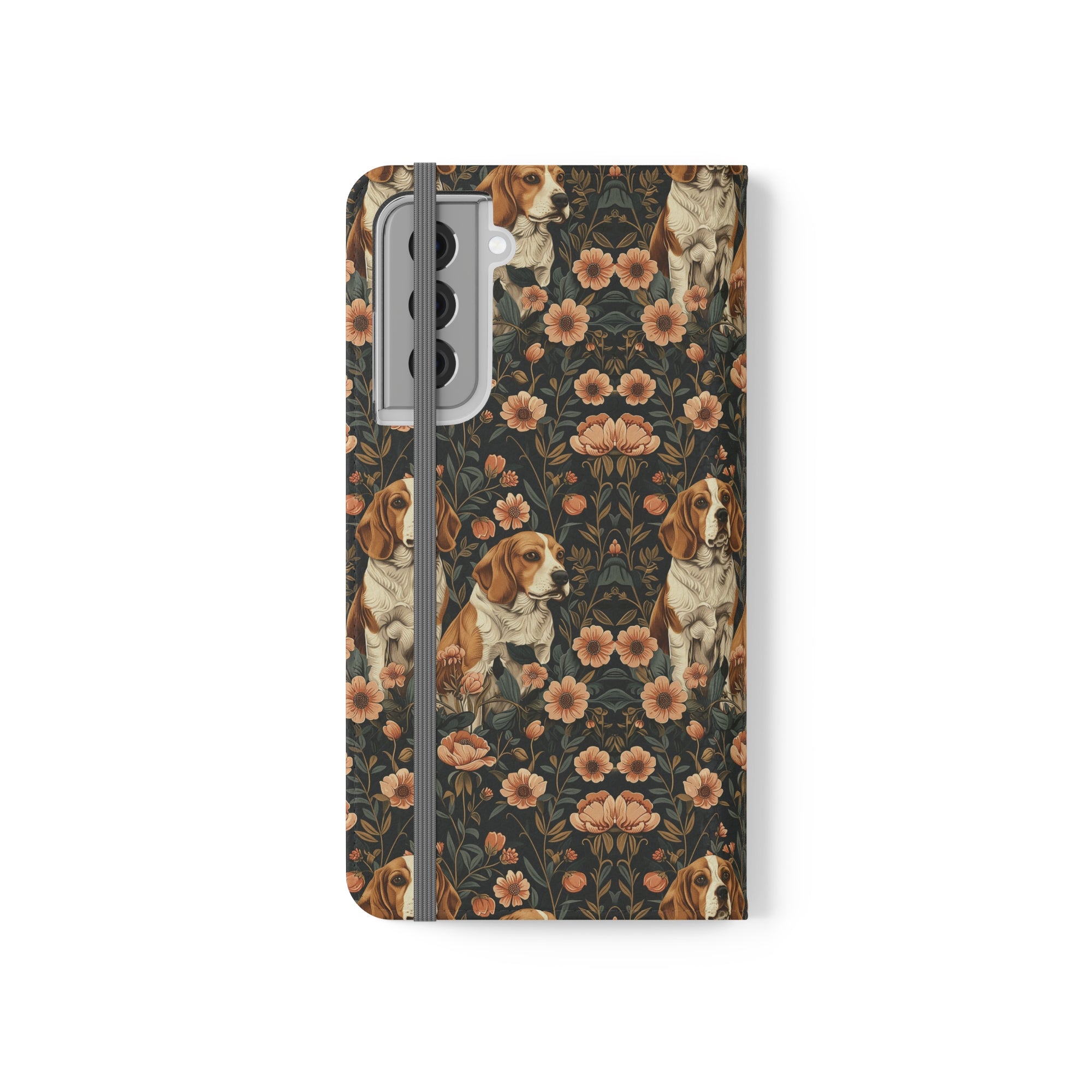 Beagle Blossom Bonanza Flip Cases