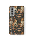 Beagle Blossom Bonanza Flip Cases