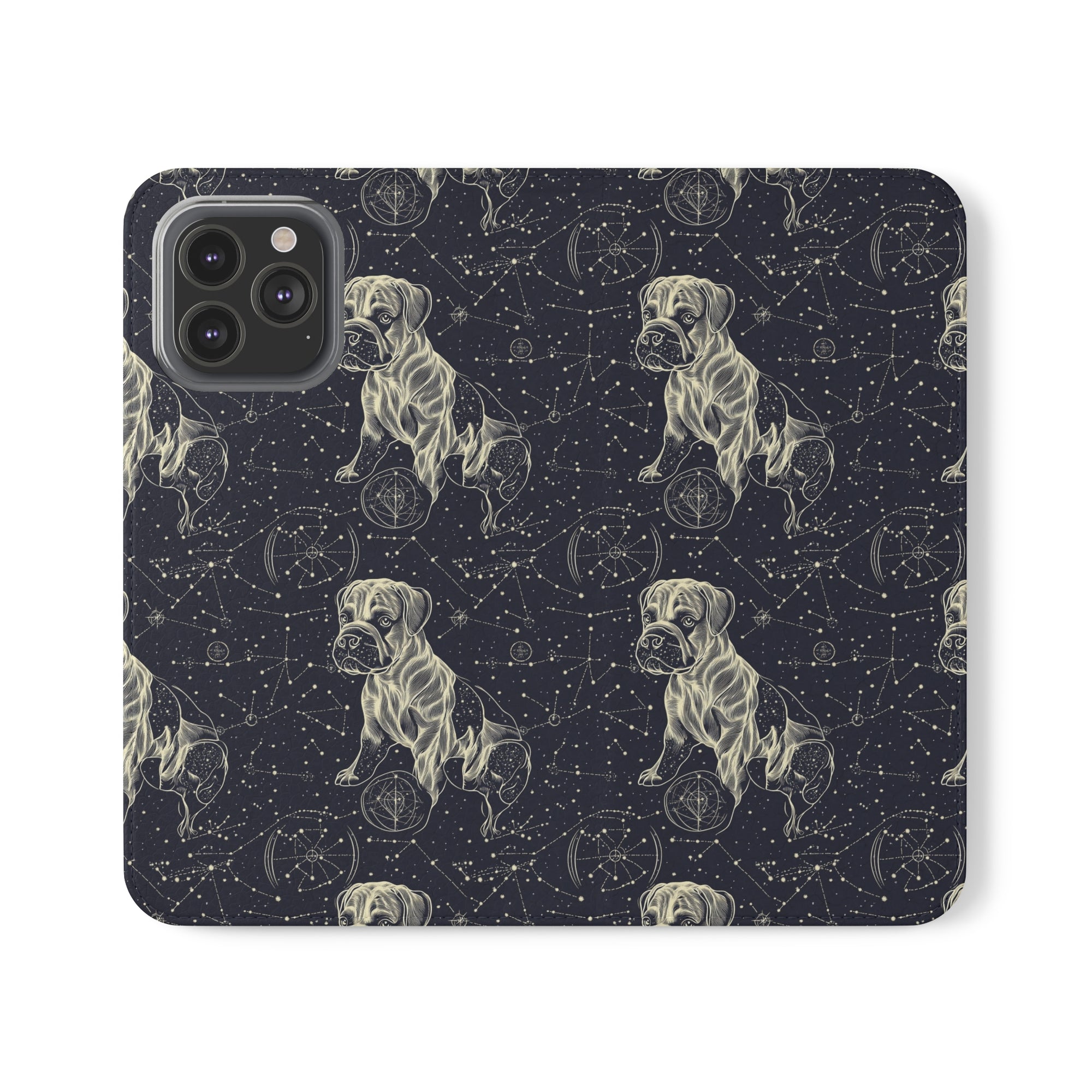 Celestial Boxer Bliss Flip Cases