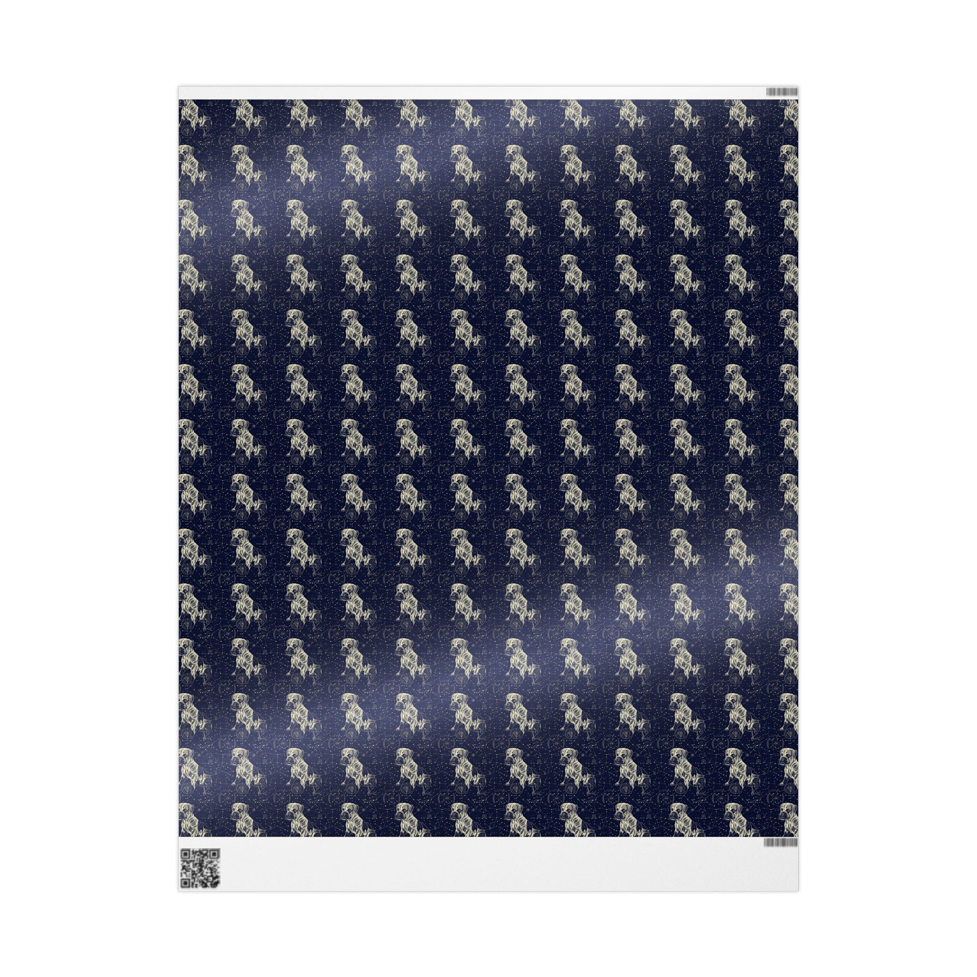 Celestial Boxer Bliss Wrapping Paper