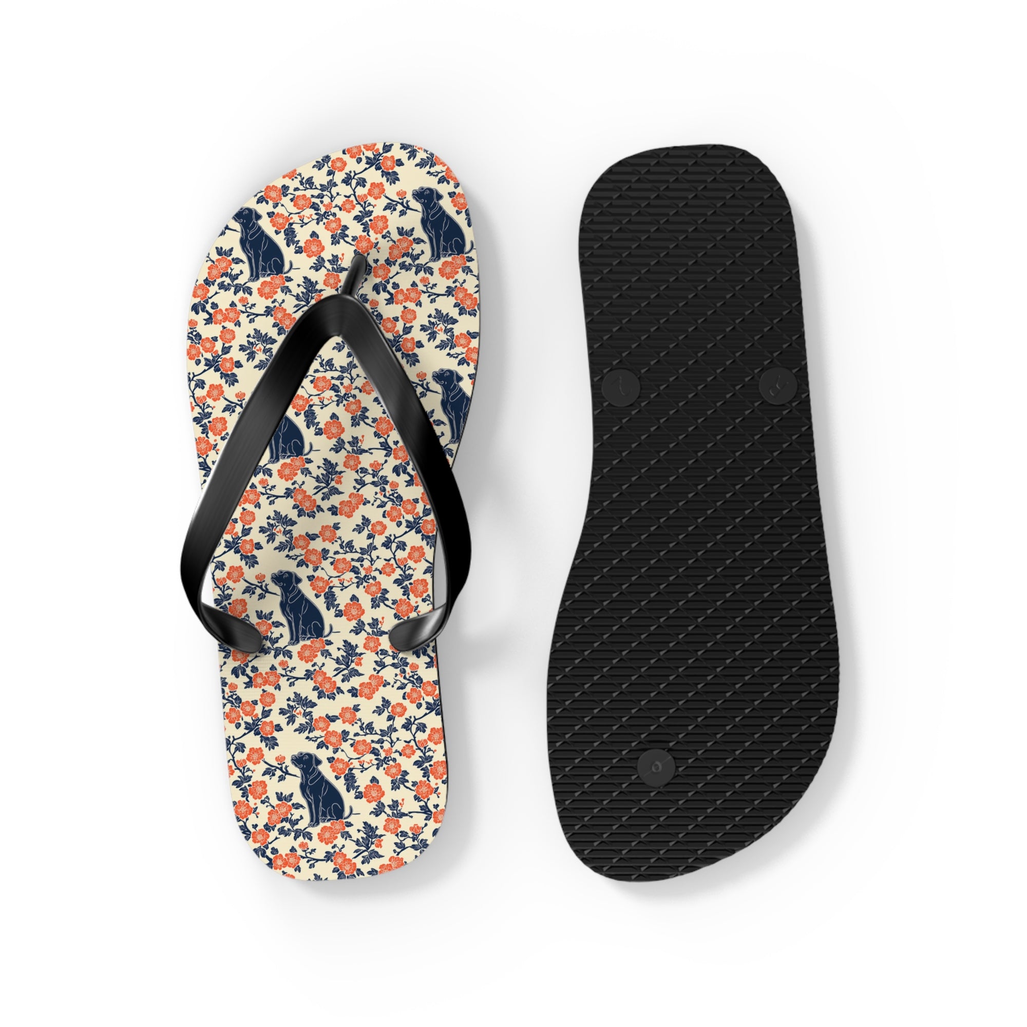 Bloomiful Lab Bouquet Flip Flops