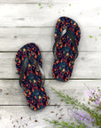 Rustic Rottie Charm Flip Flops