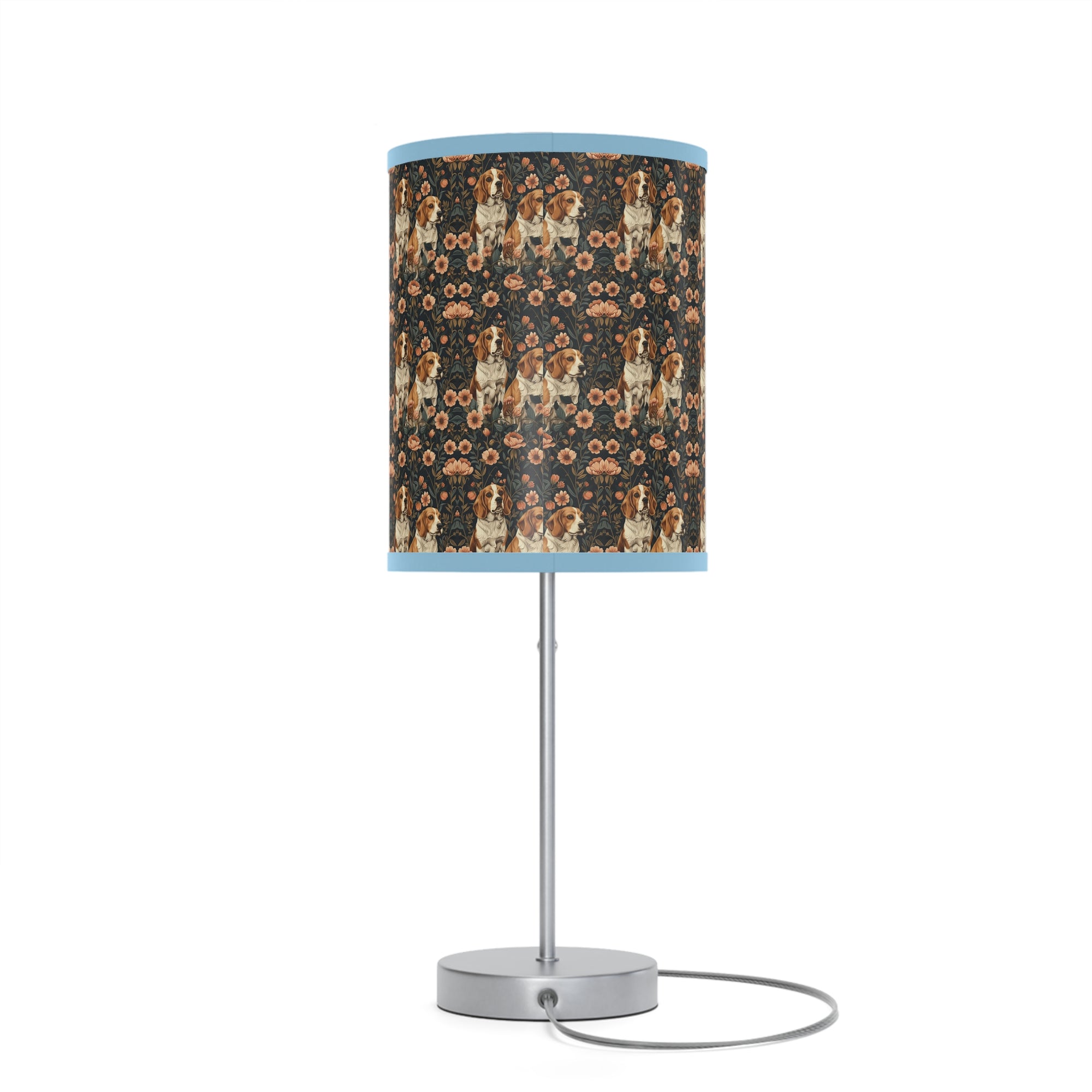 Beagle Blossom Bonanza Lamp on a Stand