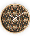 Beagle Blossom Bonanza Wall Clock