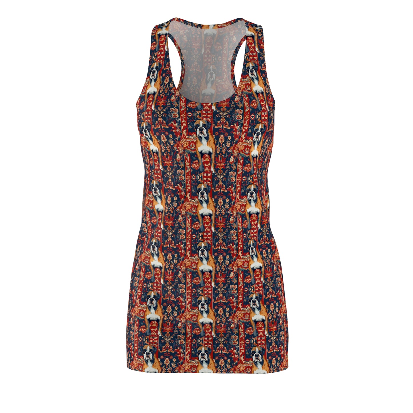 Boxer Blossom Tapestry Delight Women's Racerback Dress