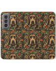 Labrador Lush Pooch Tapestry Flip Cases