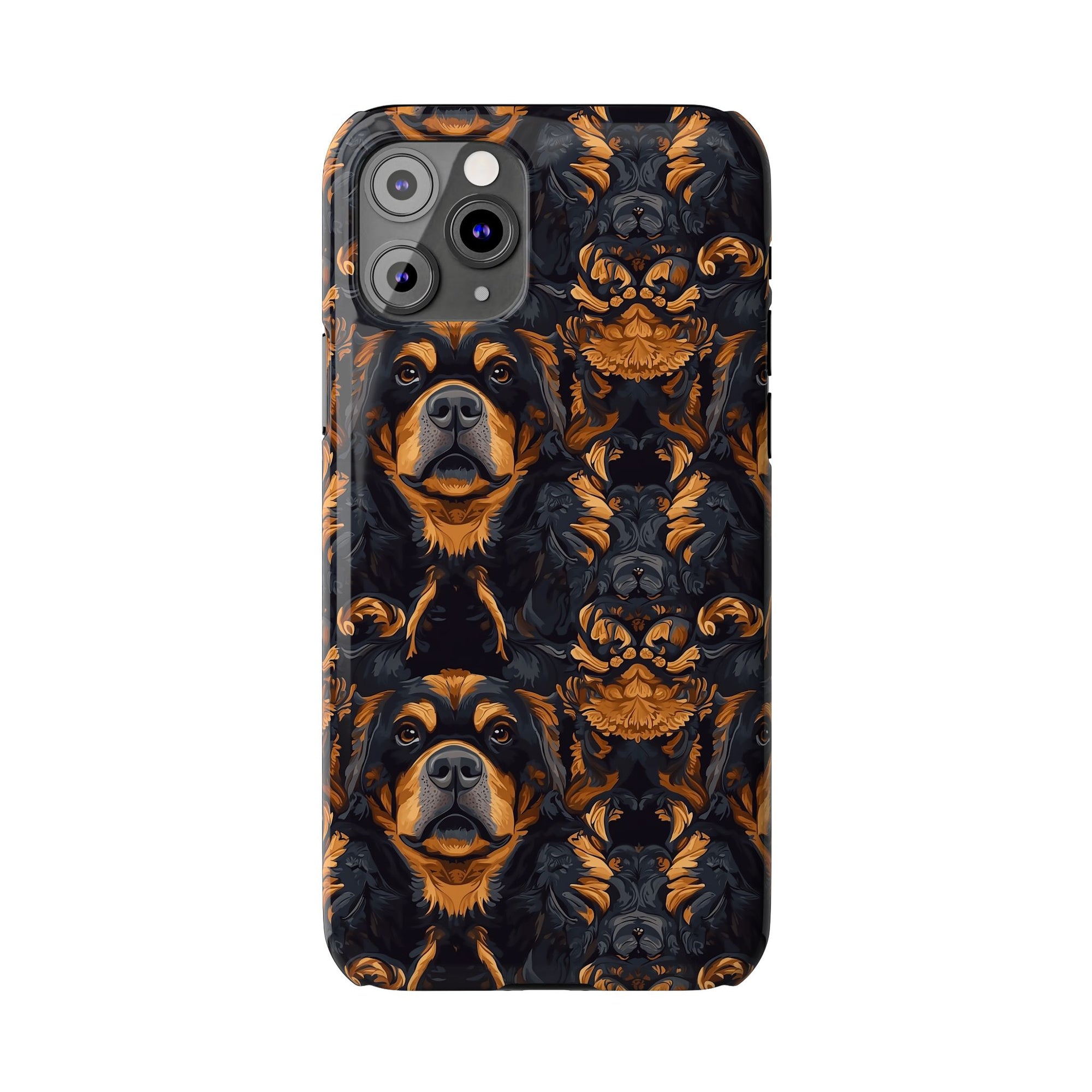 Modern Rottweiler Royalty Slim Phone Cases