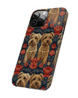 Yorkie Charm Twins Slim Phone Cases