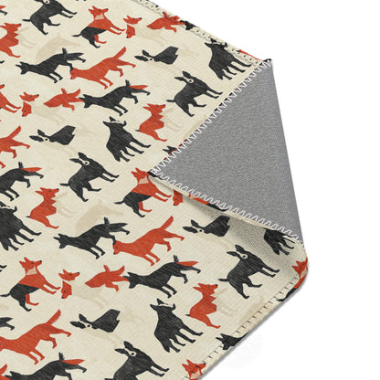 Modern Shepherd Chic - German Shepherd Area Rug