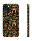 Labrador Lush Pooch Tapestry Slim Phone Cases