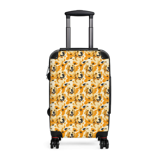 Golden Glitz 'n Glamour Woofwear Suitcase