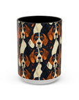 Beagle Glimmer Gaze Glamour Accent Coffee Mug