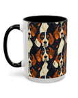 Beagle Glimmer Gaze Glamour Accent Coffee Mug