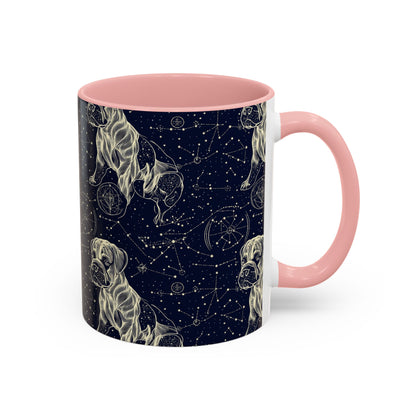 Celestial Boxer Bliss Accent Coffee Mug