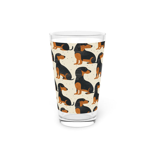 Whimsical Dachsund Dreamcatcher Pint Glass