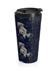 Celestial Boxer Bliss Stainless Steel Travel Mug