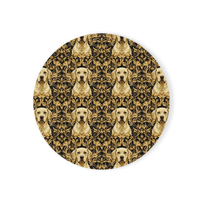 Royal Pawsitivity Labs Cork Back Coaster