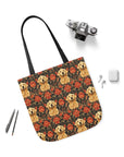 Golden Pawsatronic Tapestry Canvas Tote Bag