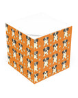 Boxer Blissful Chic Canine Note Cube