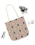 Bloomiful Lab Bouquet Canvas Tote Bag