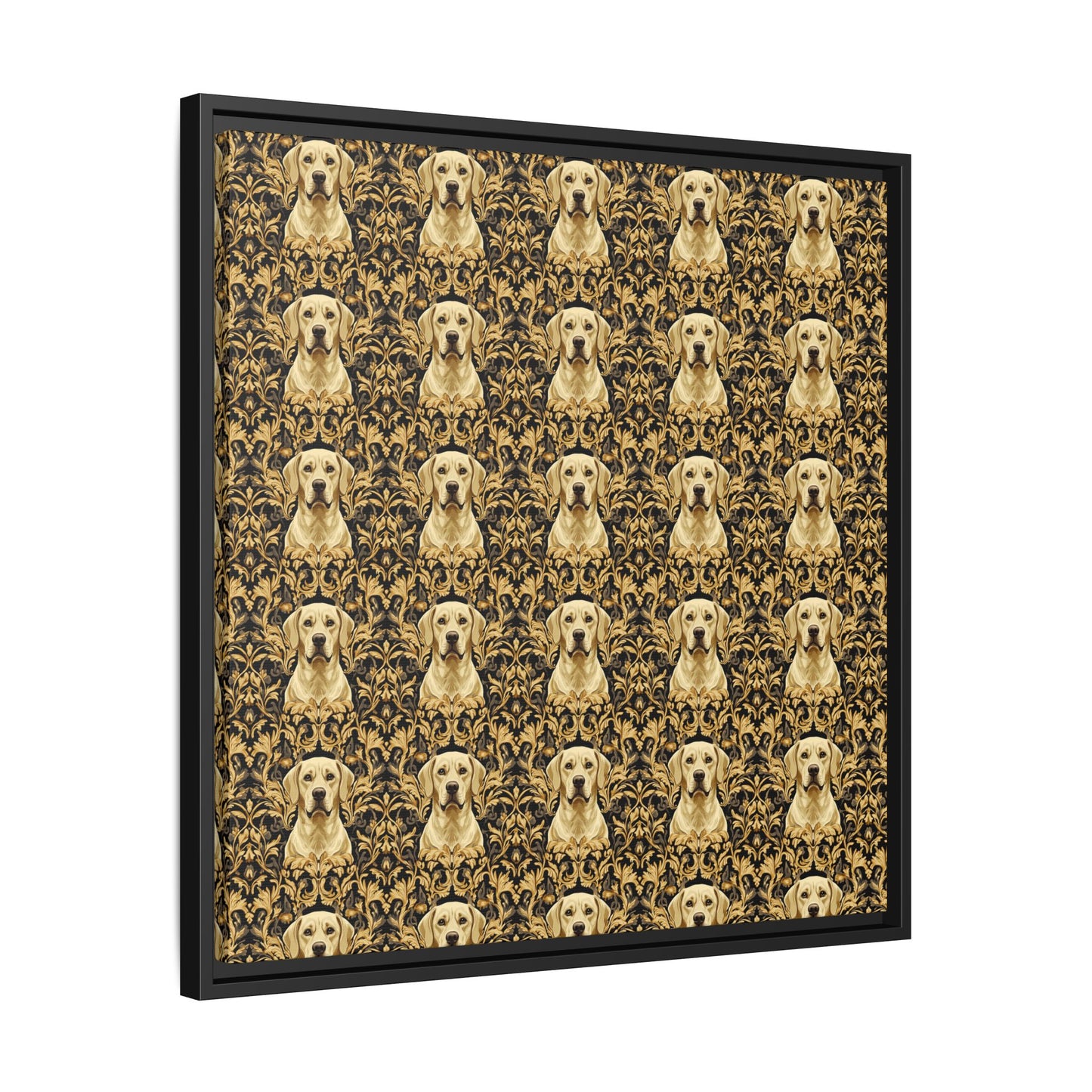 Royal Pawsitivity Labs Matte Canvas, Framed