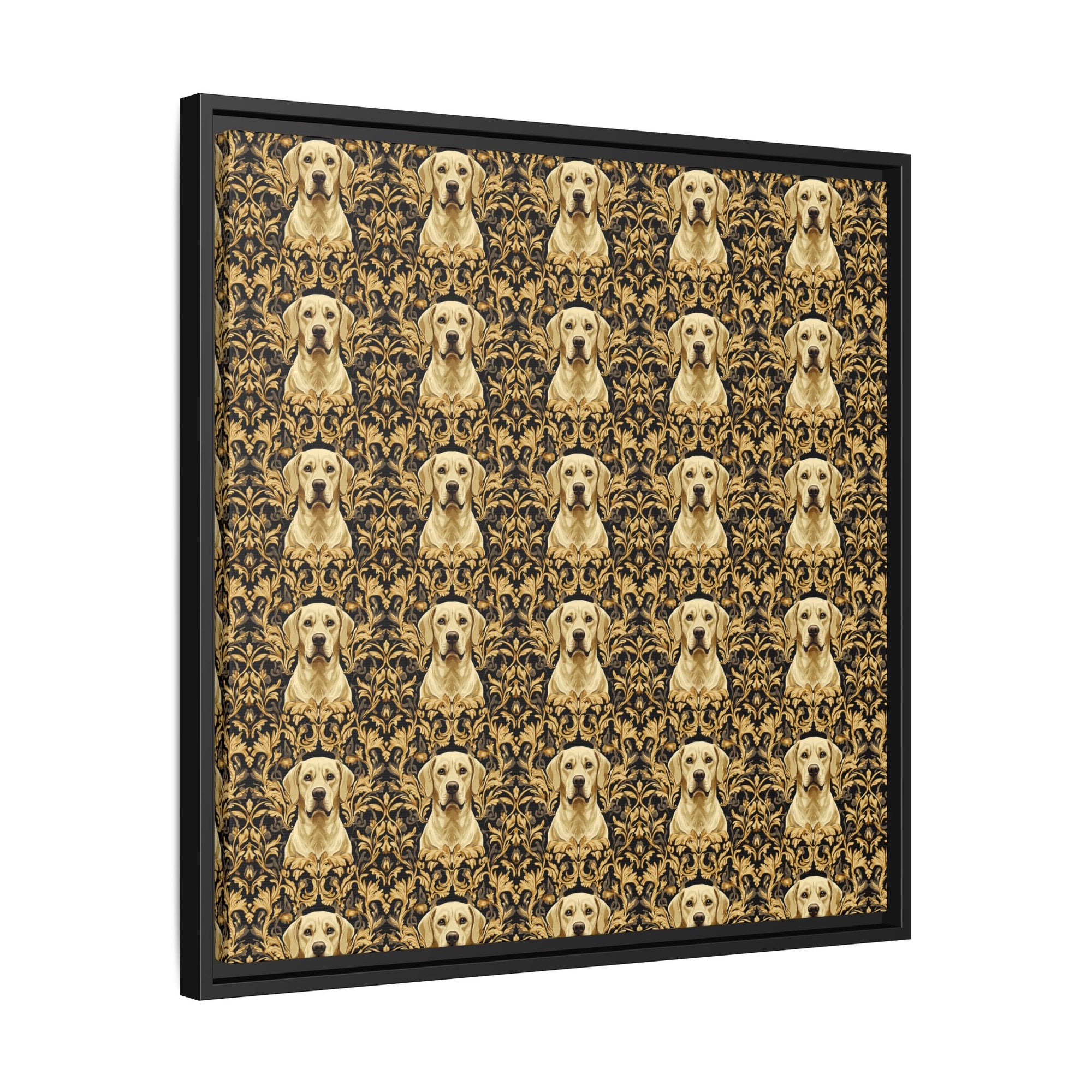 Royal Pawsitivity Labs Matte Canvas, Framed