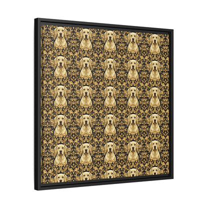 Royal Pawsitivity Labs Matte Canvas, Framed