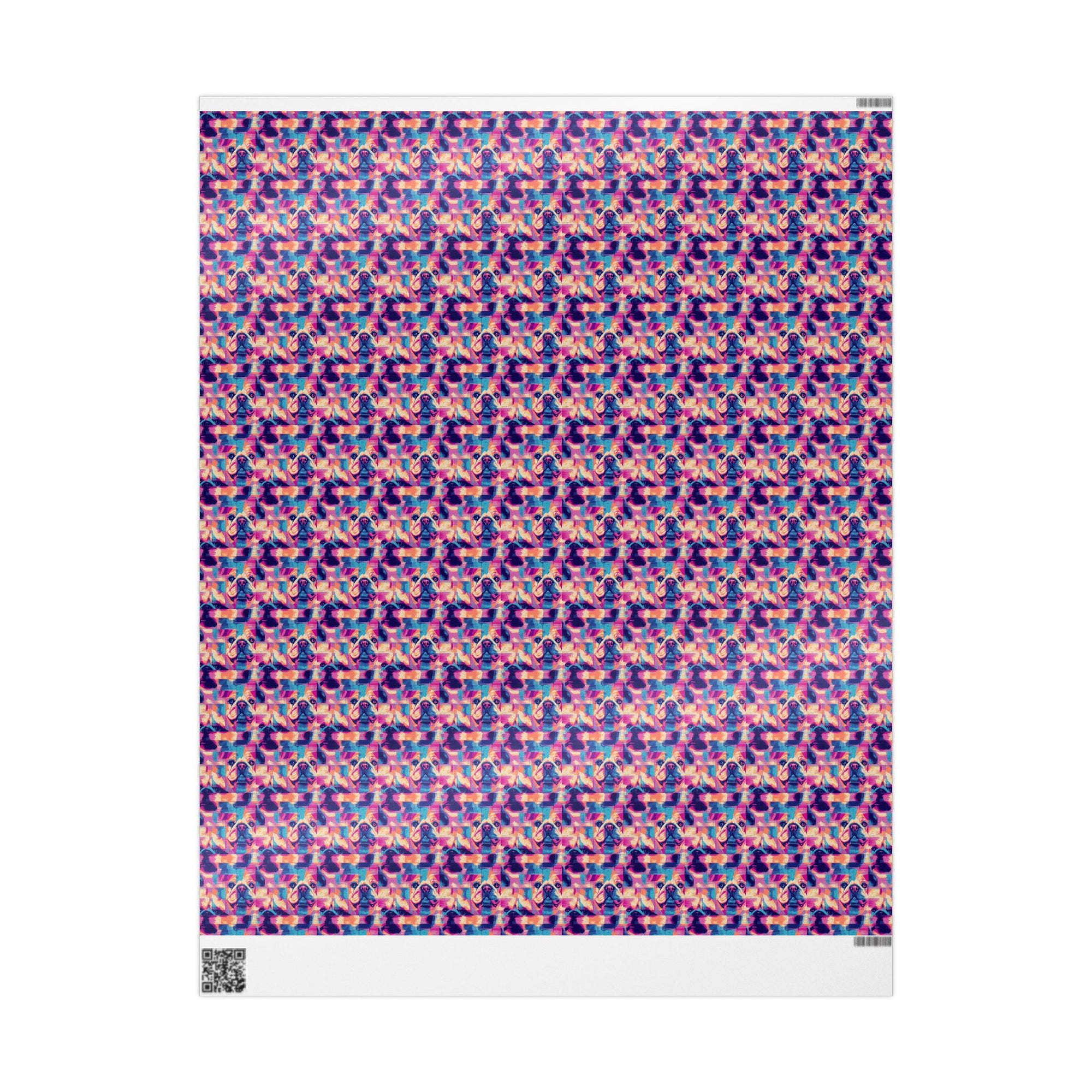 Dazzling Bulldog Chic Wrapping Paper