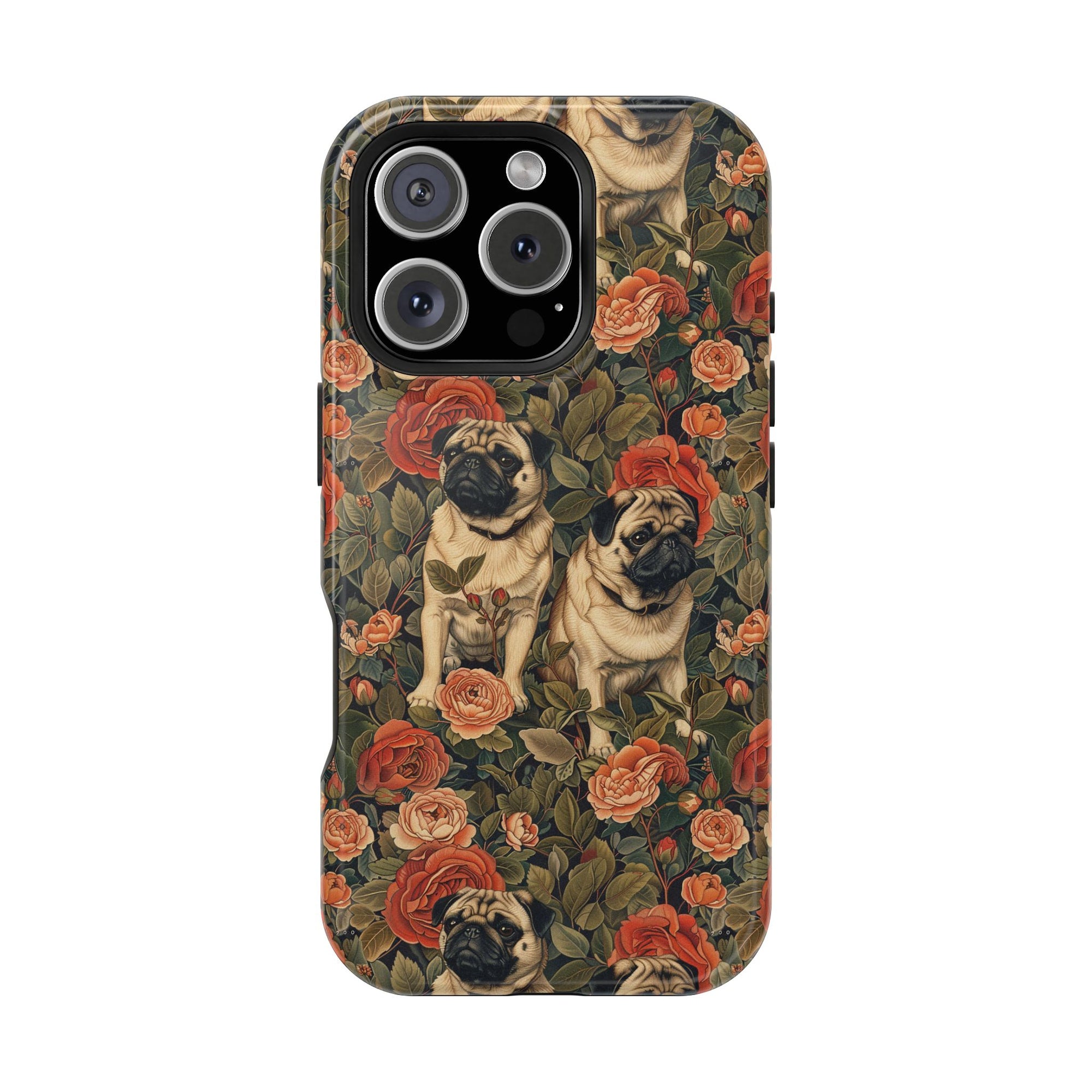 Blooming Pug Paradise Magnetic Tough Cases